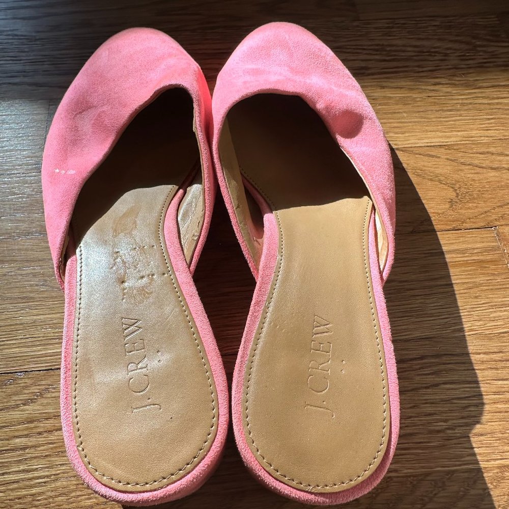 J.Crew Pink Mules/Slides